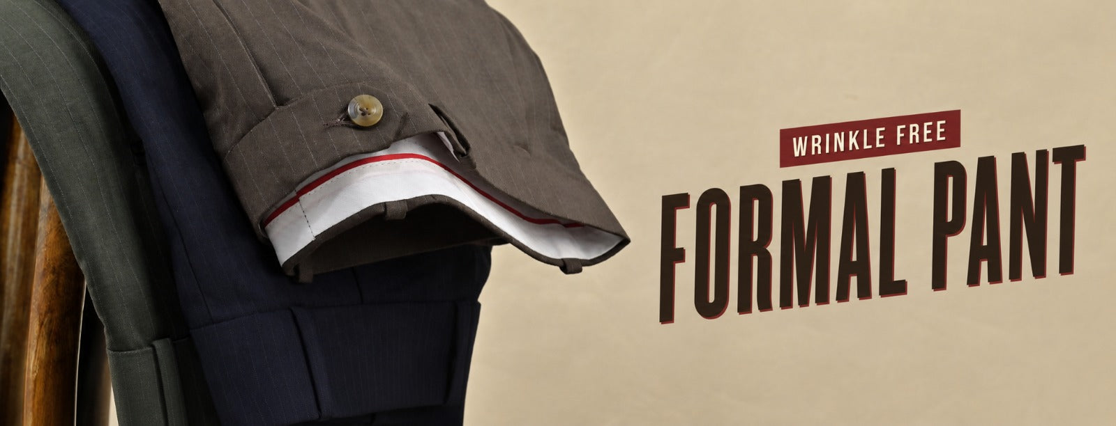 Wrinkle-free Formal Pants