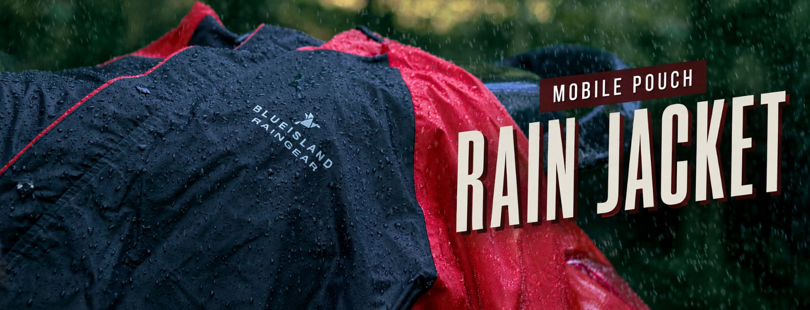Rain Jacket with Pant and Mobile Pouch