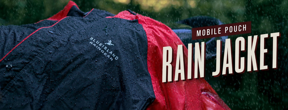 Rain Jacket with Pant and Mobile Pouch