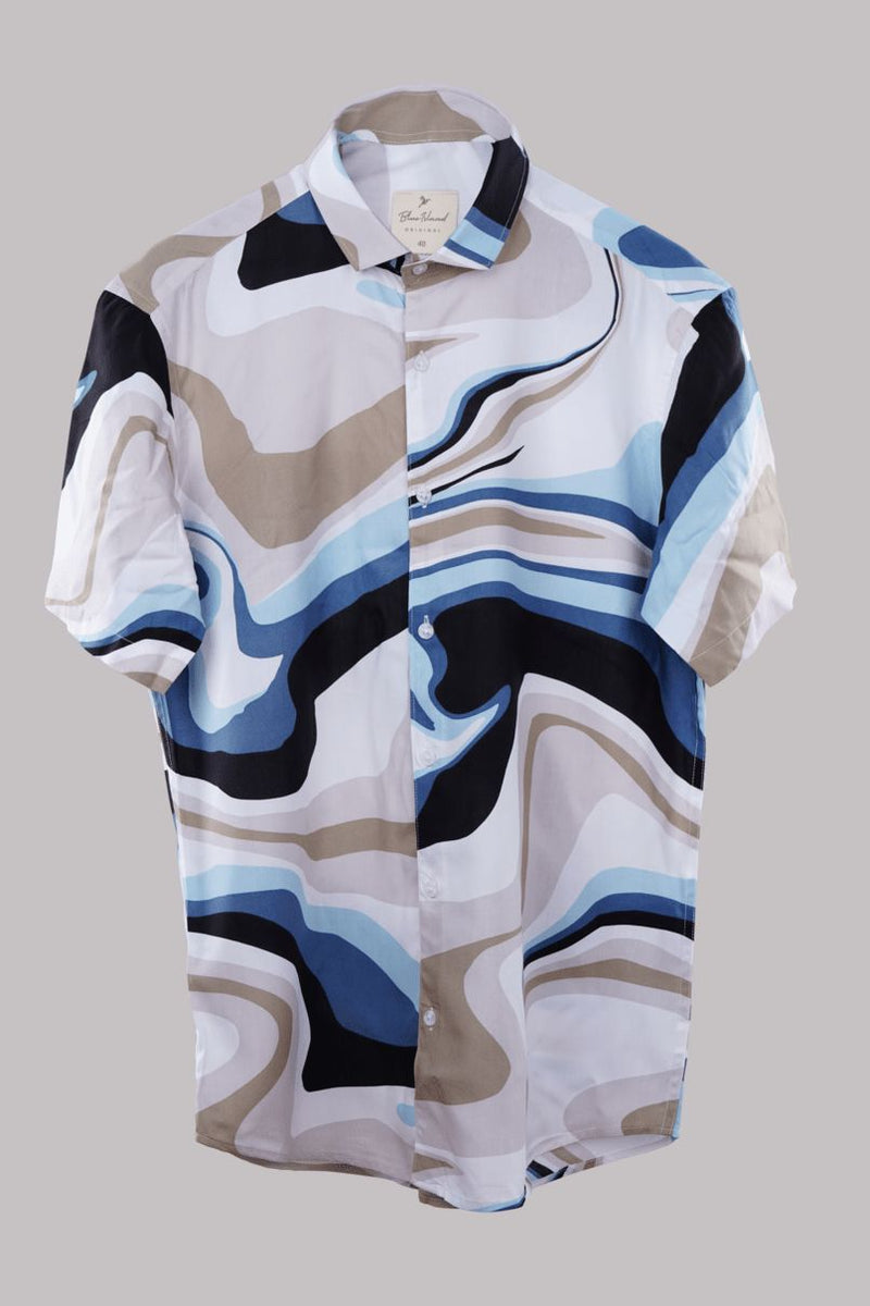 Sandstorm Print - Half Sleeve - Airlite Shirt