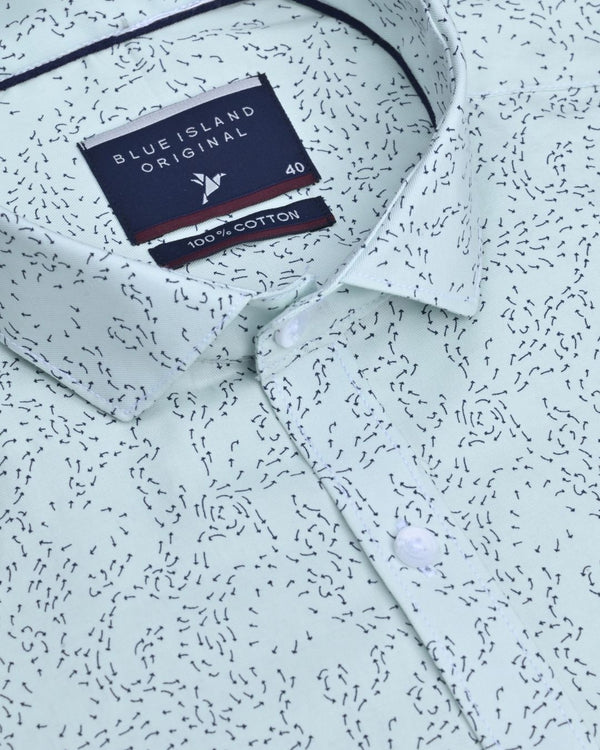 Pista Green Arrow print - Half Sleeve - Stain Proof
