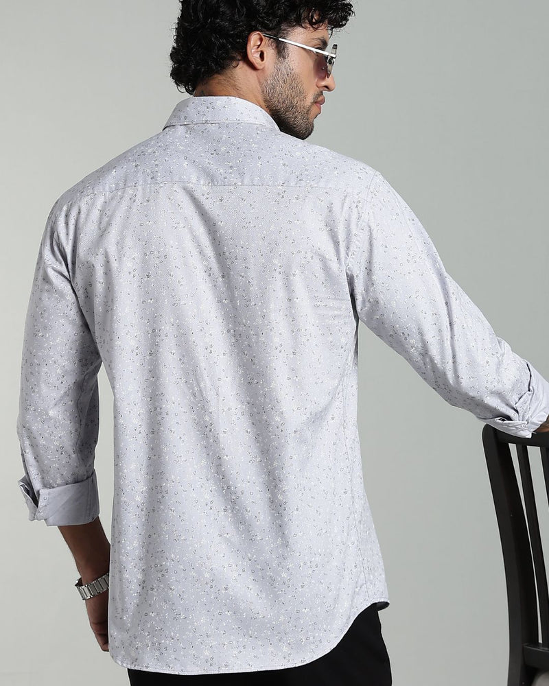 Grey Minimal Print-Full-Stain Proof