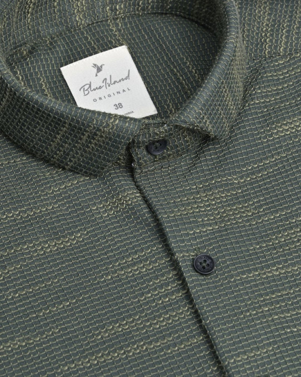 Jungle Green Graphic Line - Half Sleeve - Airlite Shirt