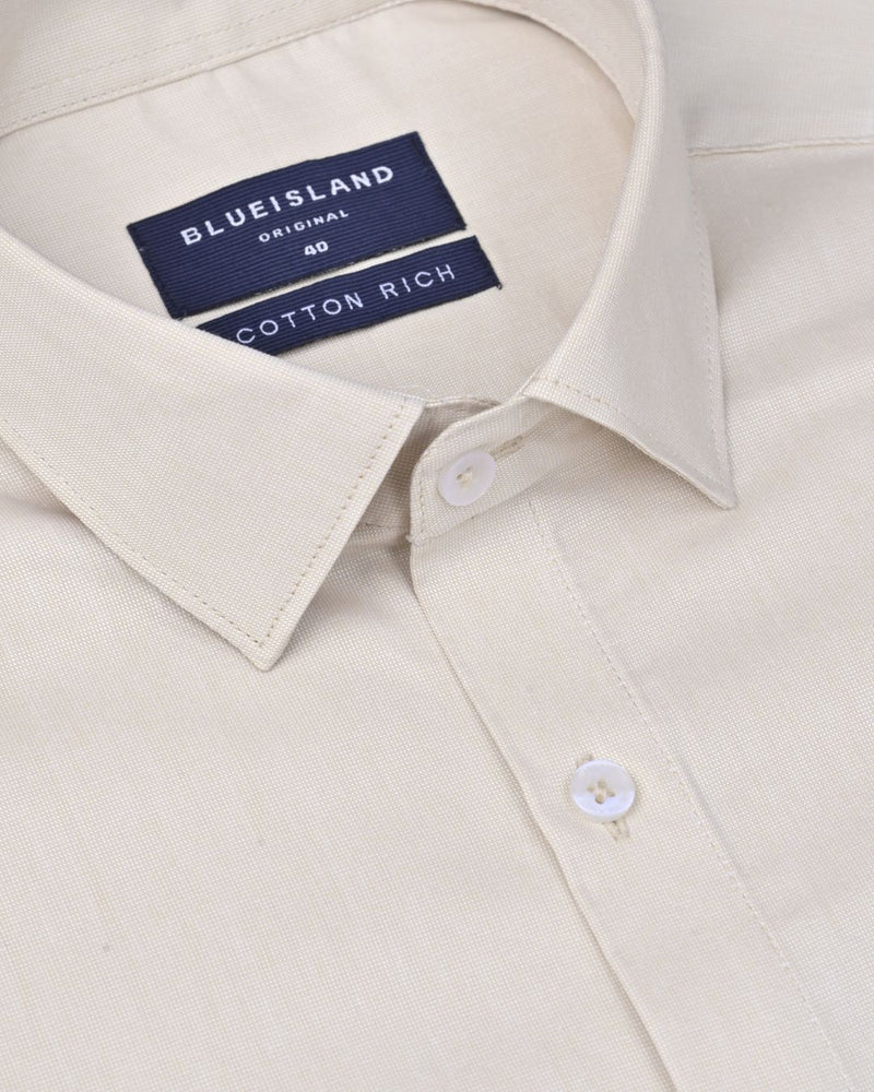 Soft Cream Solid - Full-Cotton Rich