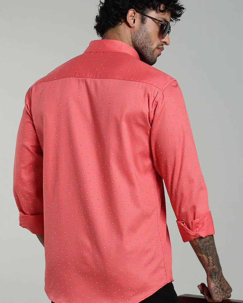 Pink Petal Print-Full-Stain Proof