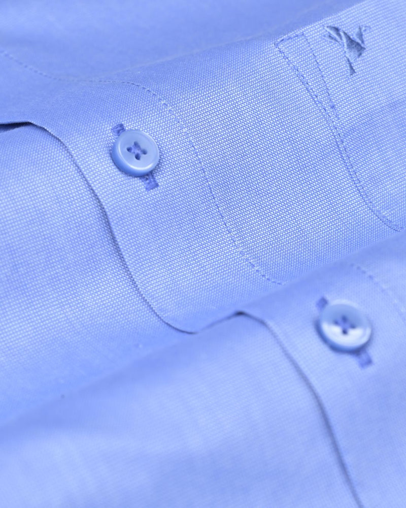 Marine Blue Solid - Full-Cotton Rich