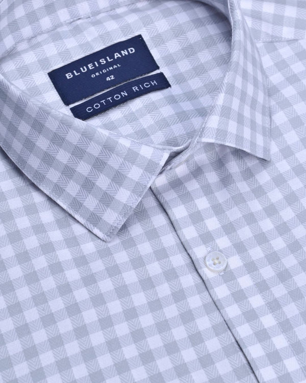 Soft Grey Micro Box- Full-Cotton Rich
