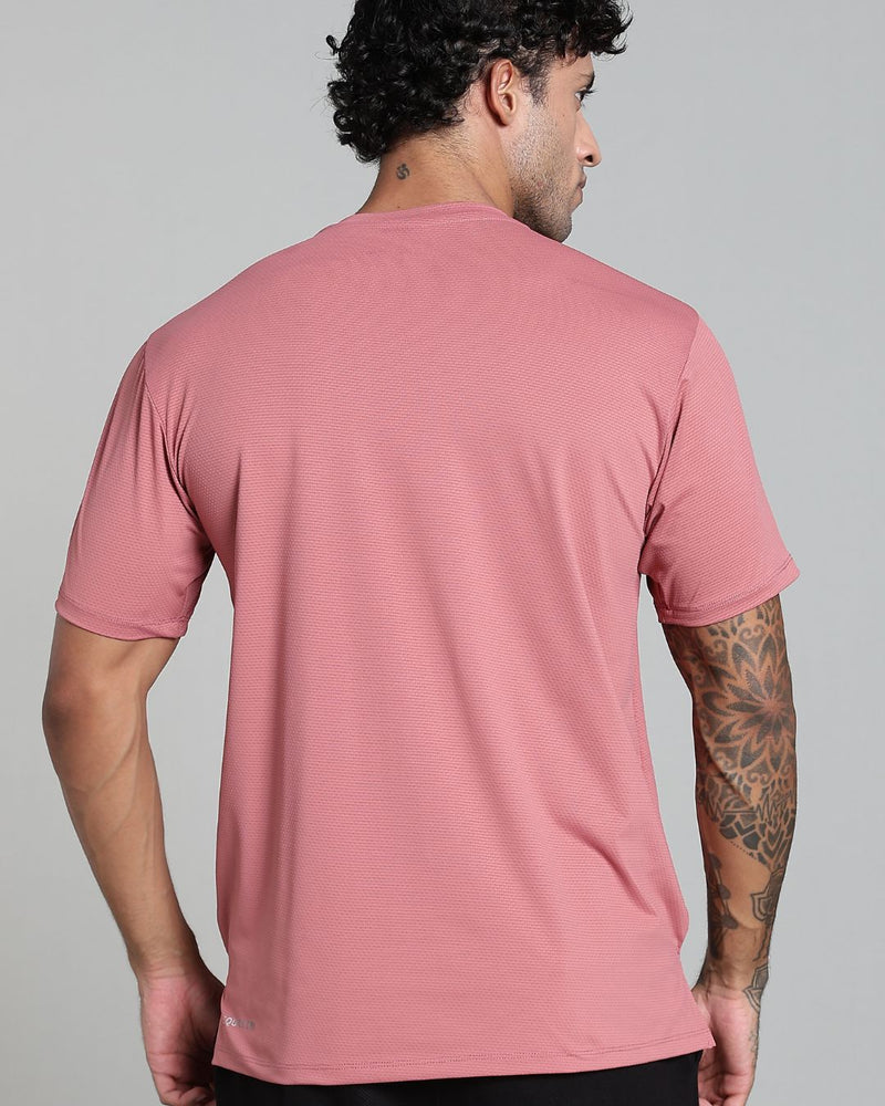 Mild Pink - Active wear Round neck Tshirt