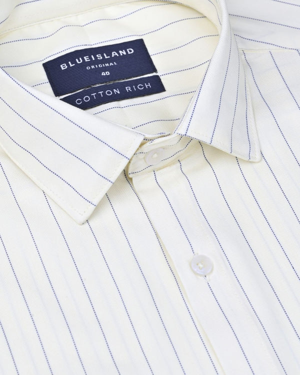 Pastel Cream Dotted Lines - Full-Cotton Rich