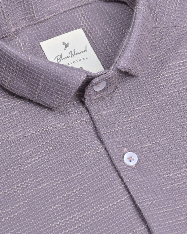 Dusty Pink Graphic Line - Half Sleeve - Airlite Shirt