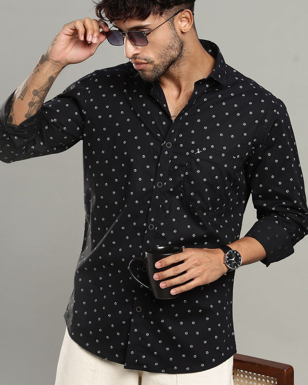 Black Slice Print -Full-Stain Proof