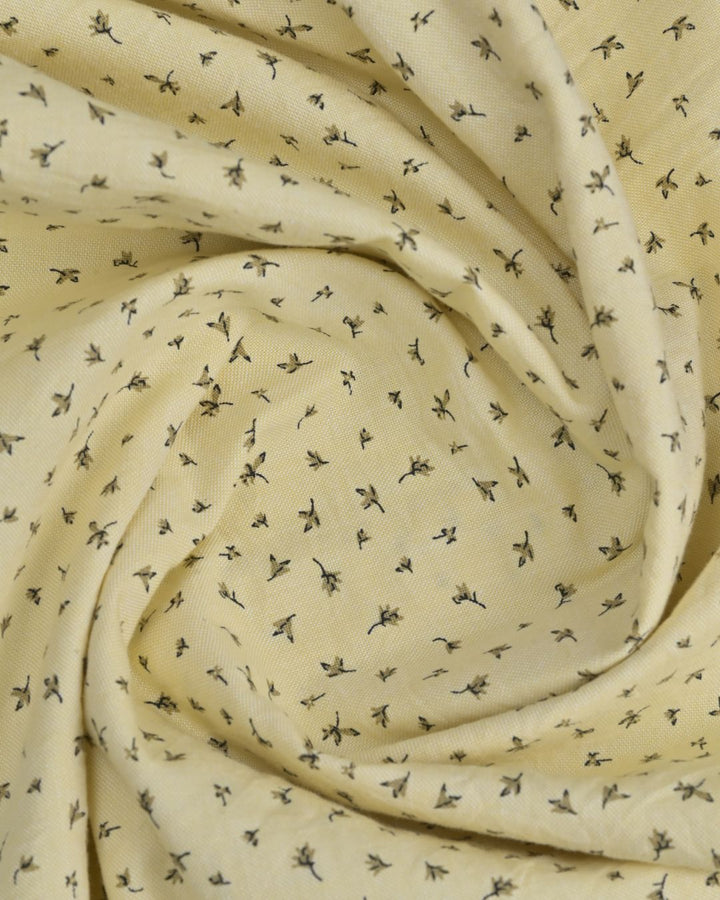 Yellow Flower Print -Full-Stain Proof