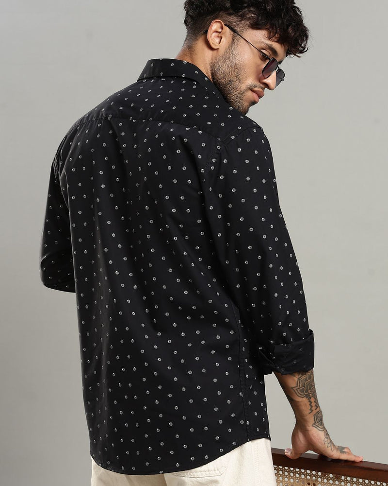 Black Slice Print -Full-Stain Proof