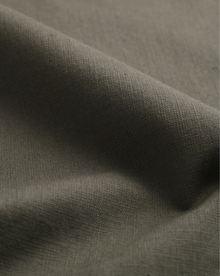 Dark Green - 2 way stretch - COTTON LINEN PANT