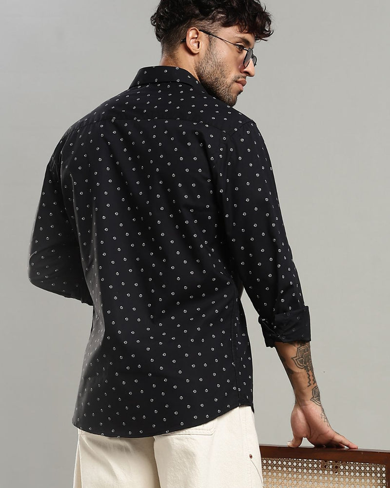 Black Slice Print -Full-Stain Proof