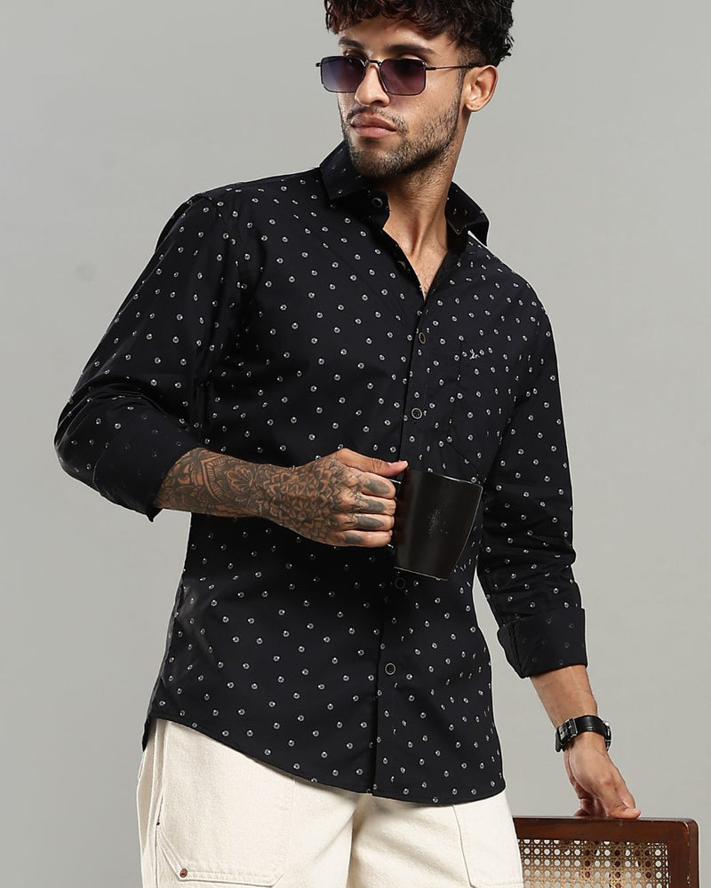 Black Slice Print -Full-Stain Proof