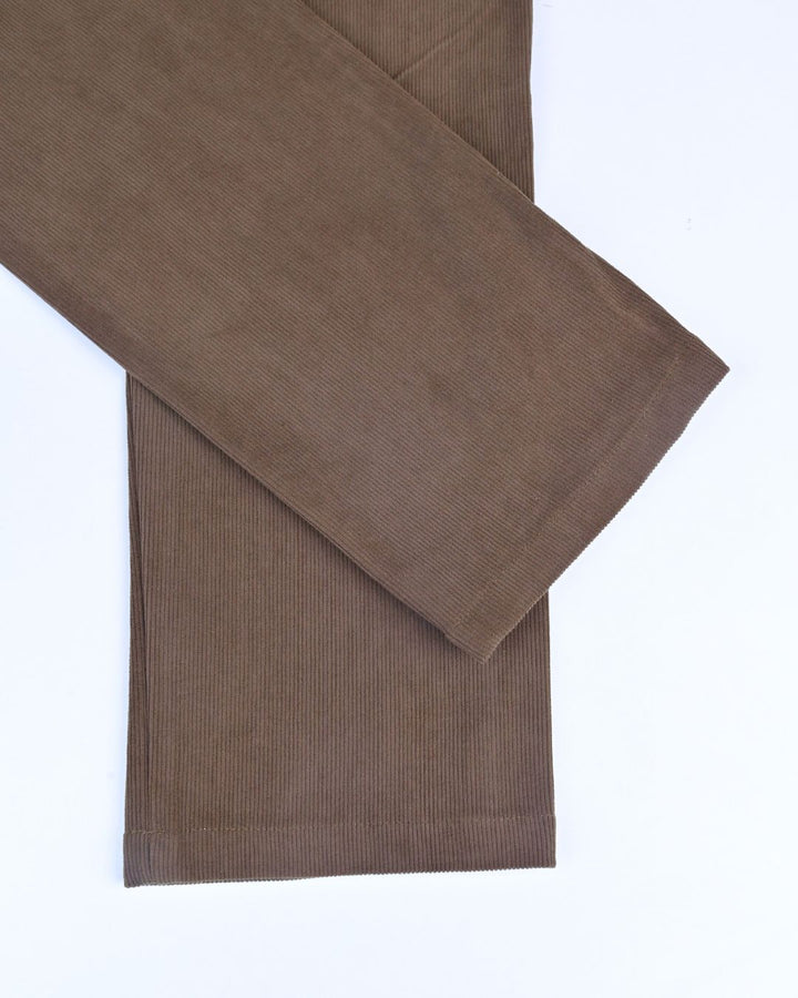 Brown Fine Stripe - Corduroy Pant