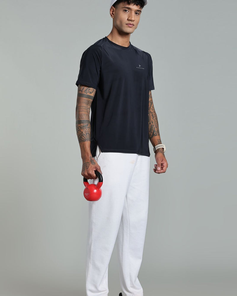 Graphite Grey - Active wear Round neck Tshirt