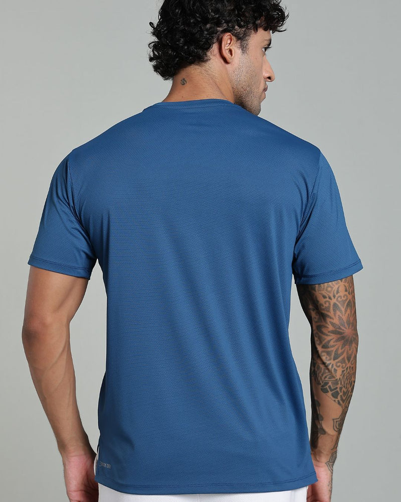 Stylish Blue - Active wear Round neck Tshirt