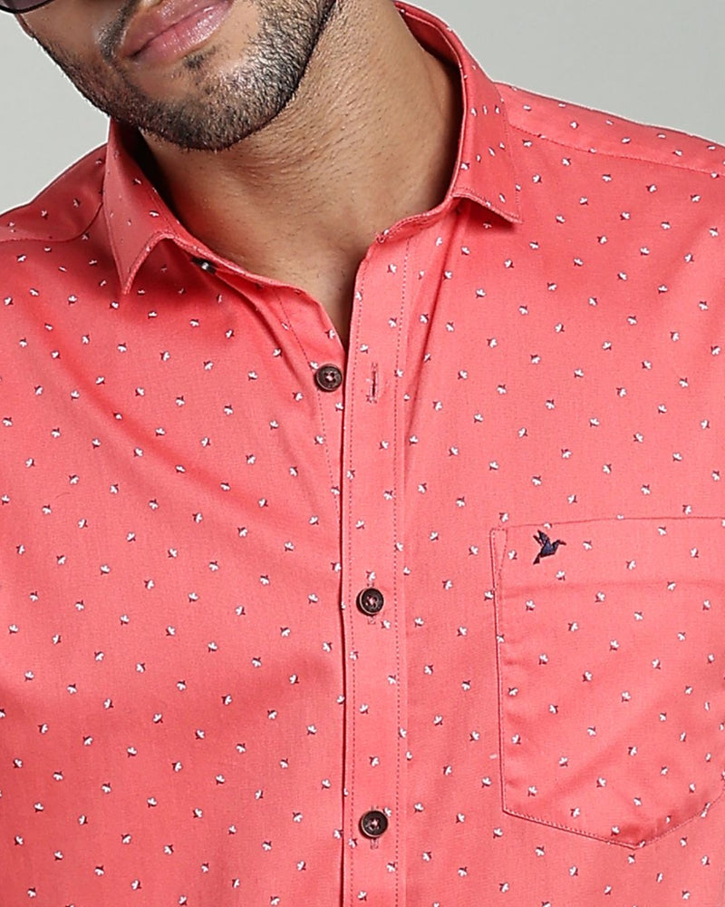 Pink Petal Print-Full-Stain Proof