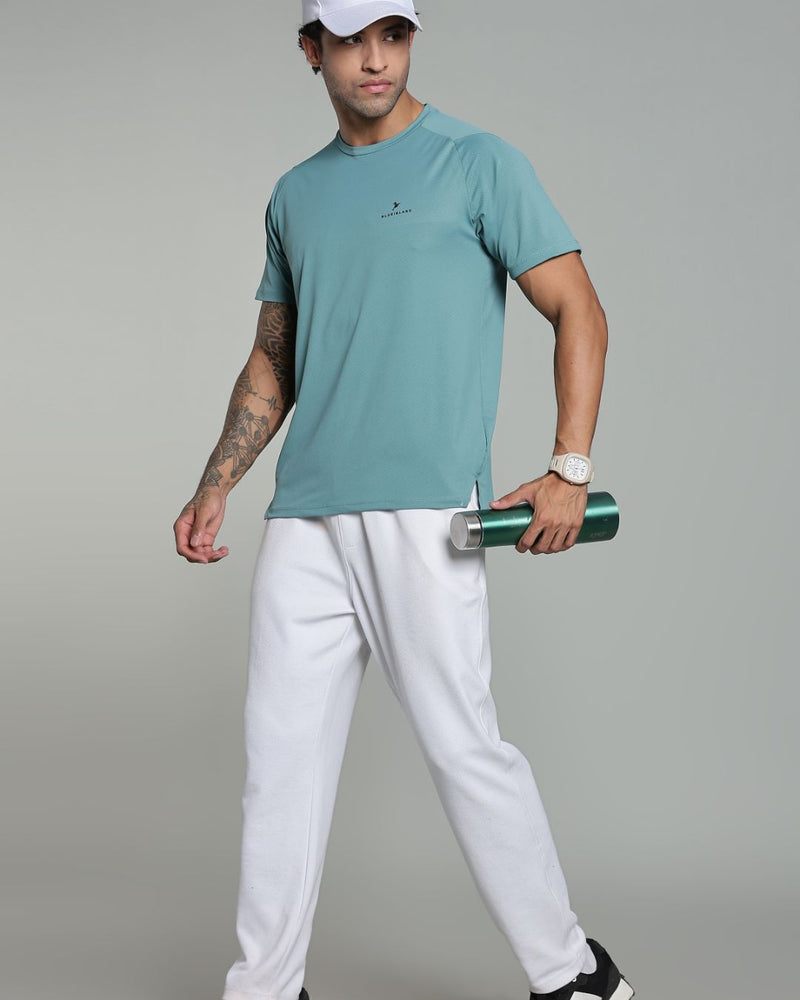 Lite Green - Active wear Round neck Tshirt