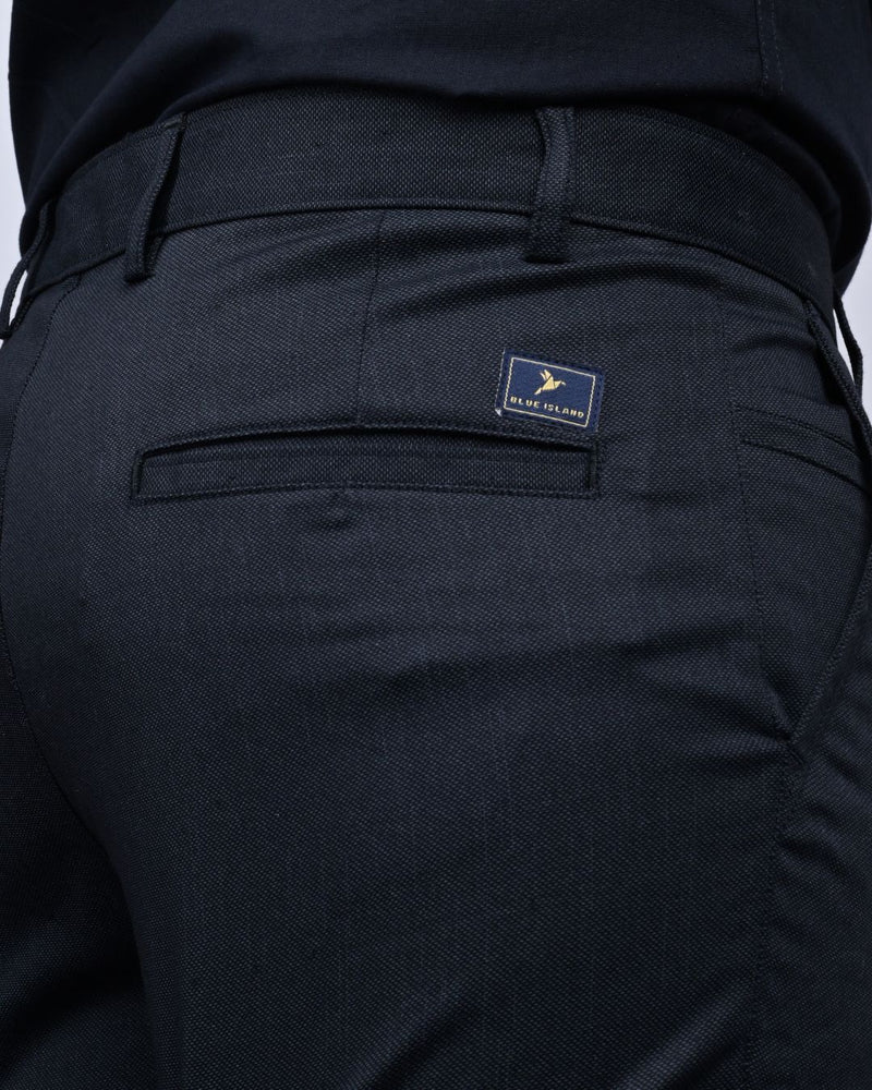 Metal Black Printed - 2 way stretch - COTTON PANT