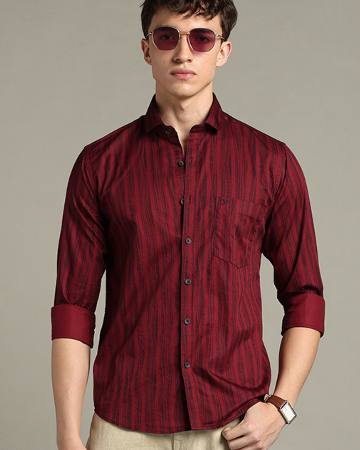 Pine Red Stripes -Full-Stain Proof