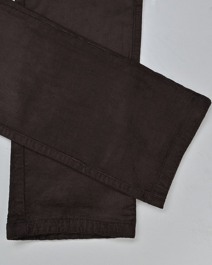 Brown Mini Structured - Corduroy Pant