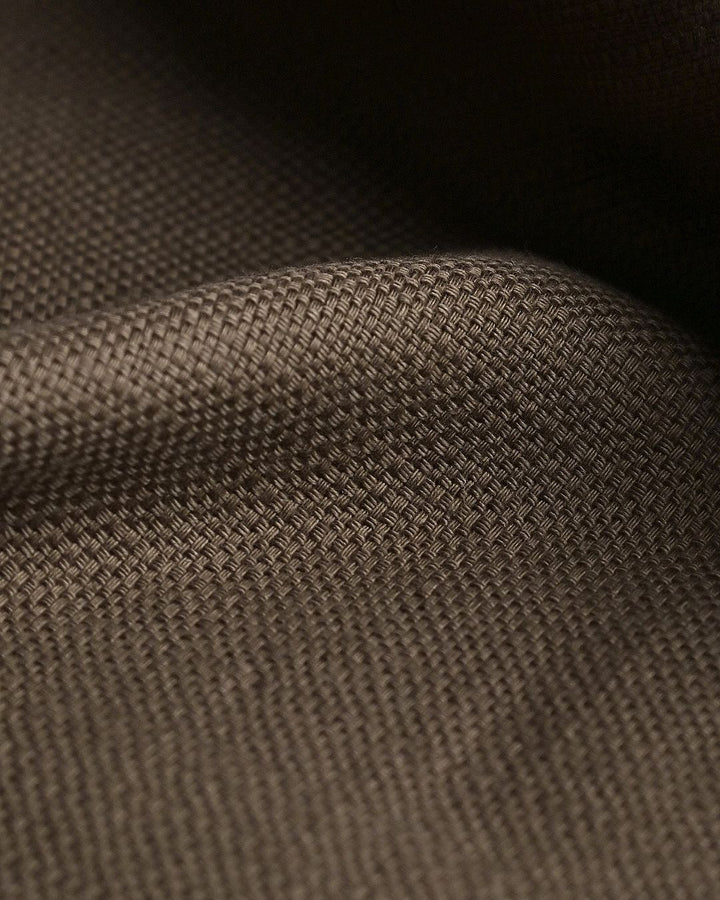 Brown Basket Weave - Dobby Pant