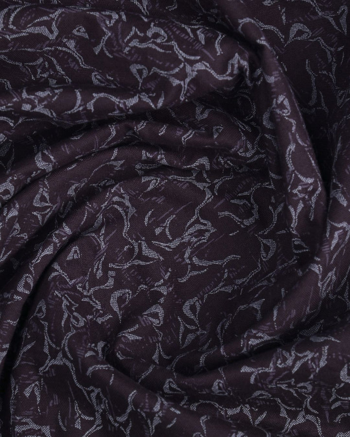 Dark Wine Mesh Print -Full-Stain Proof