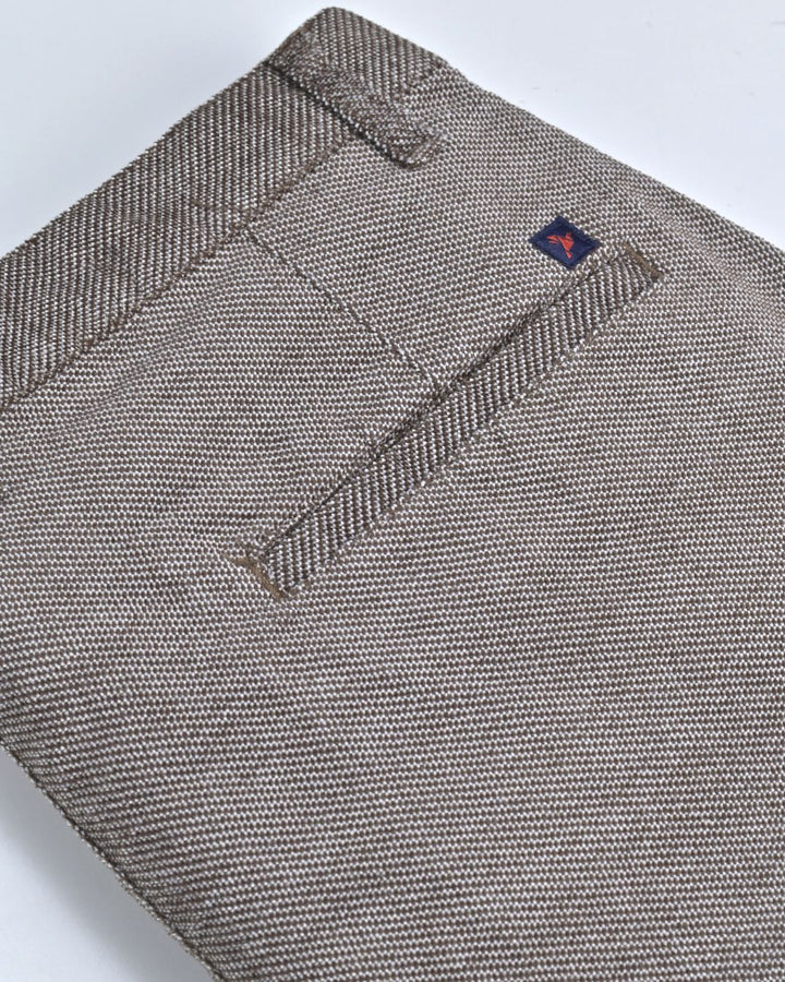 Brown Structured - Corduroy Pant
