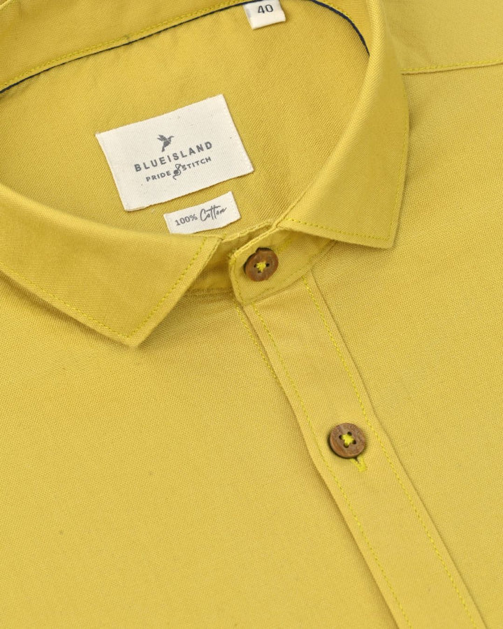 Mustard Yellow Solid - Full - Pride Shirt