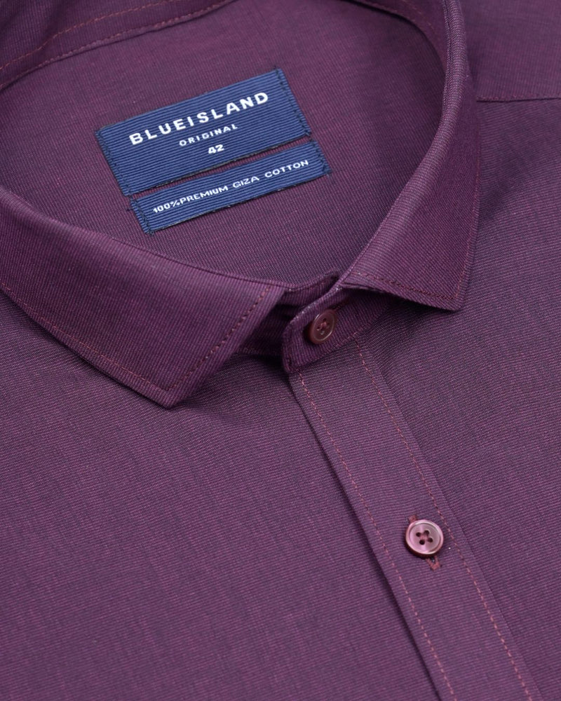 Galaxy Purple Solid - Full-Giza Cotton