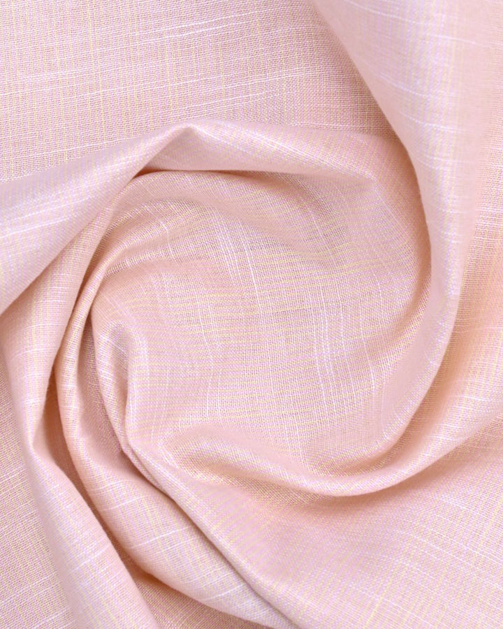 Cream Grid Stripes -Full-Bamboo Linen
