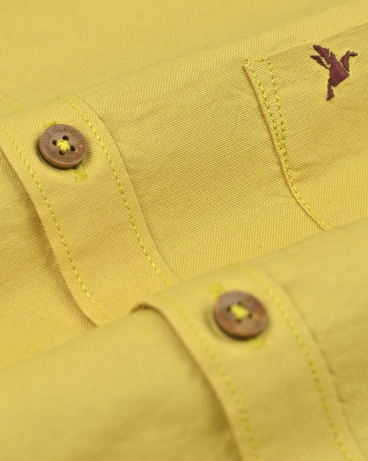 Mustard Yellow Solid - Full - Pride Shirt