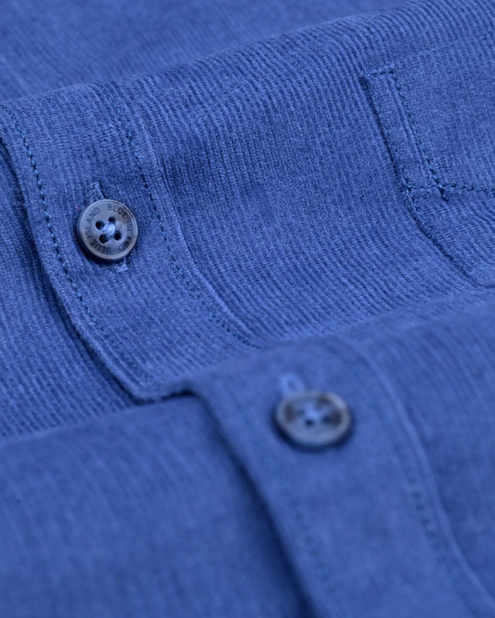 Royal Blue  -Full-Corduroy Shirt