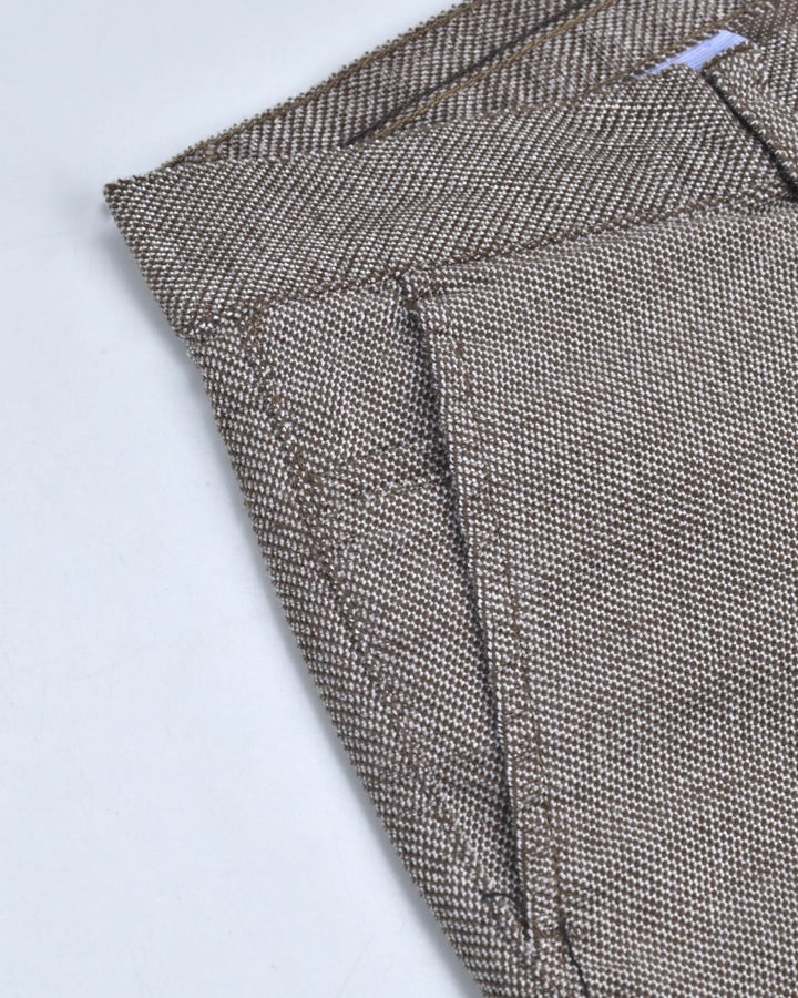Brown Structured - Corduroy Pant
