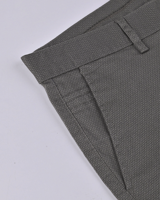 Olive Blossom Printed - 2 way stretch - COTTON PANT