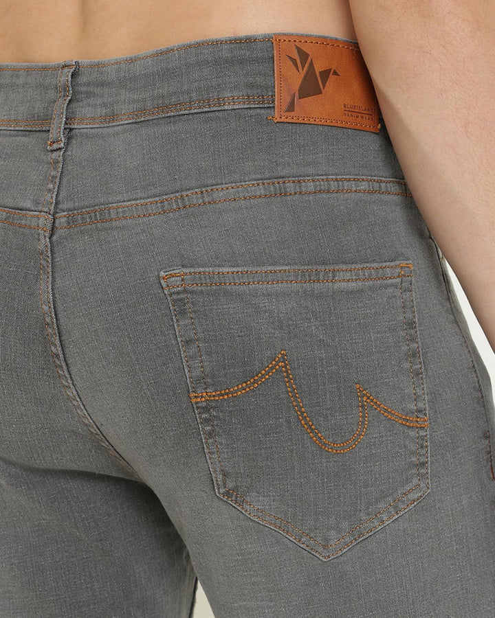 Faded Grey - Denim Jeans