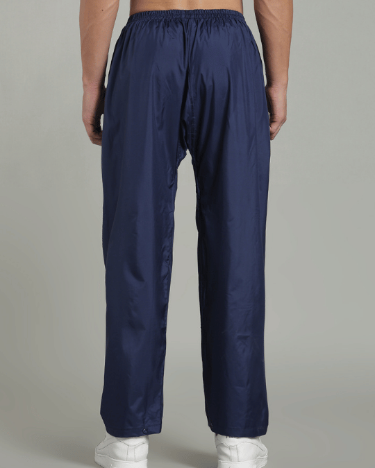 Navy with Red Sleeve - Rain Jacket with Pant & Mobile Pouch