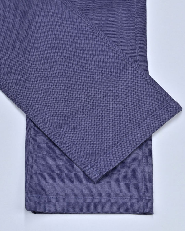 Bluish Grey Steel Printed - 2 way stretch - COTTON PANT