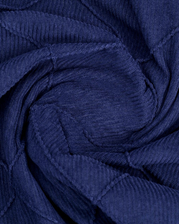 Navy Thread Checks - Full-Corduroy Shirt