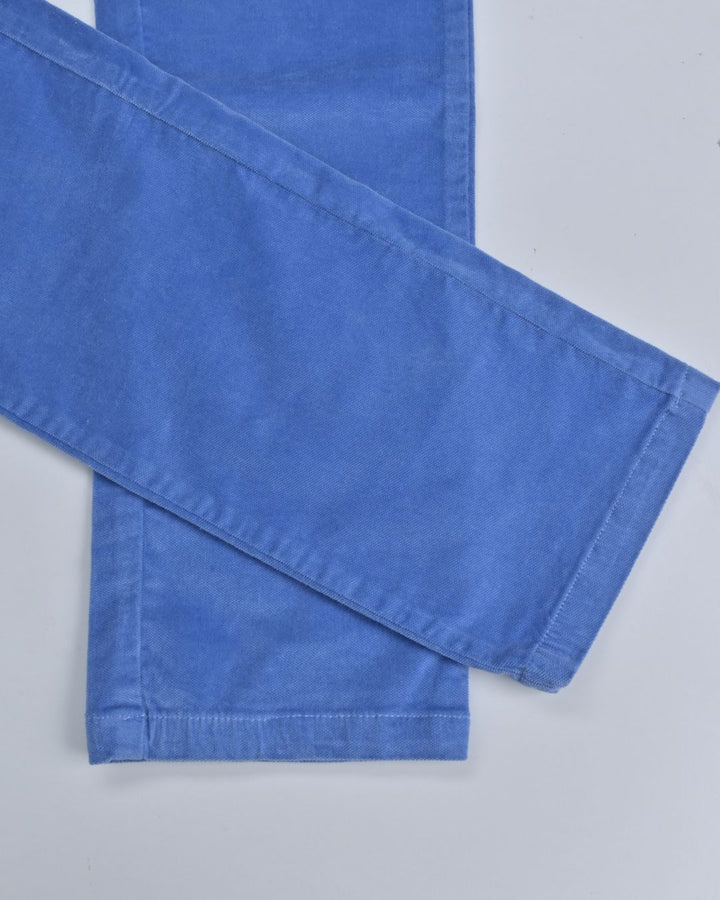 Blue Maze Printed - Corduroy Pant