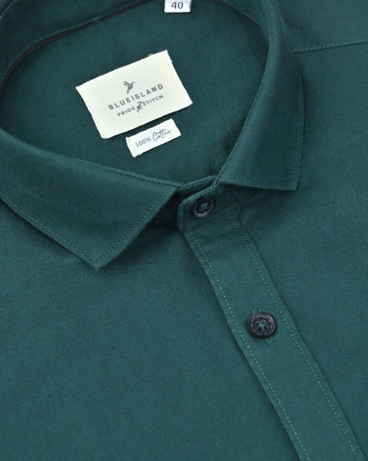 Bottle Green Solid - Full - Pride Shirt