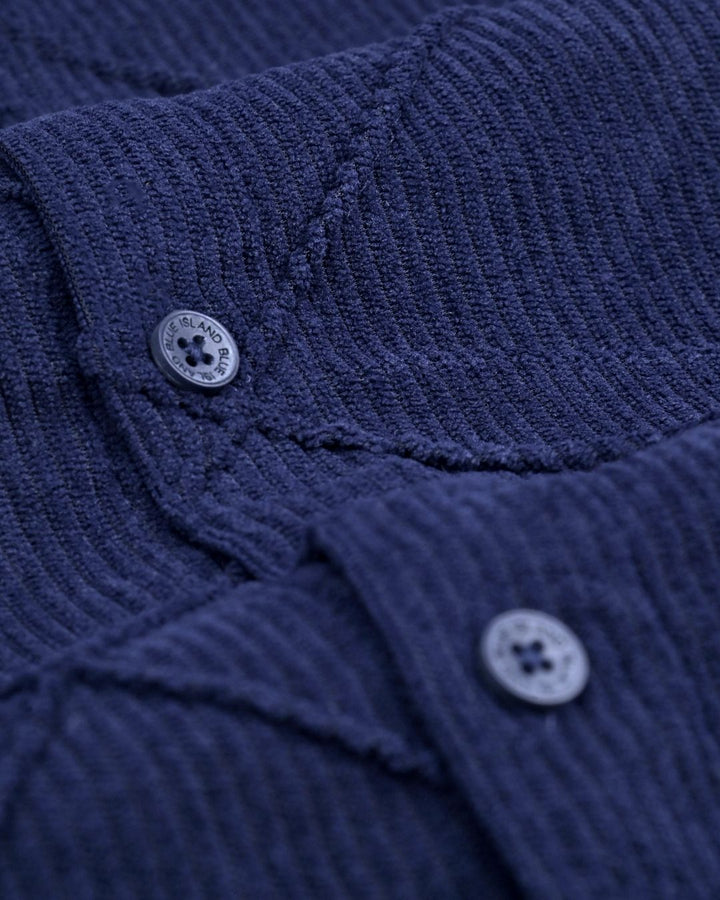 Navy Thread Checks - Full-Corduroy Shirt