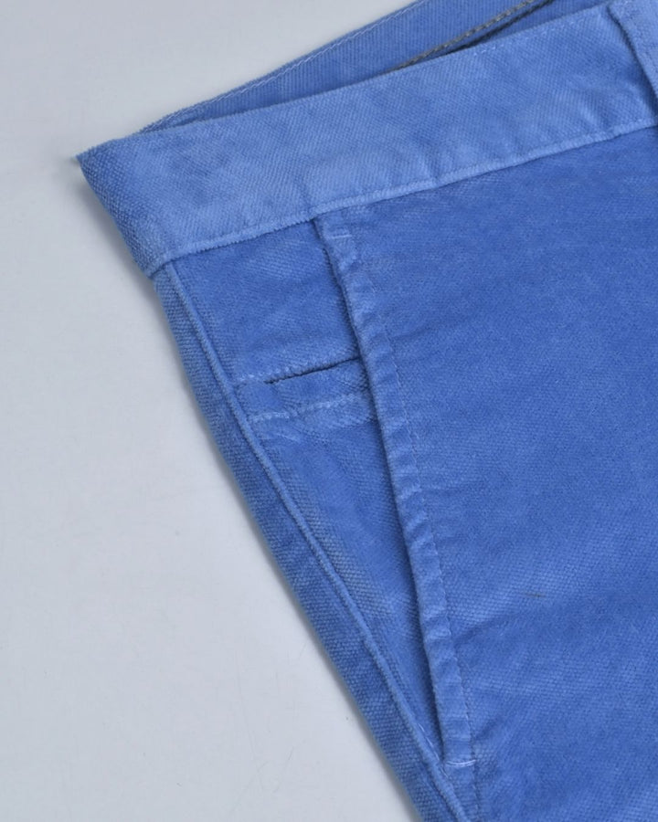 Blue Maze Printed - Corduroy Pant