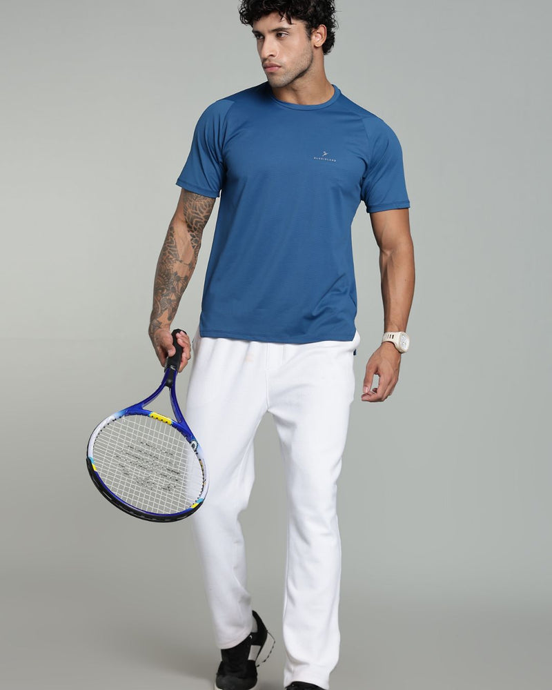 Stylish Blue - Active wear Round neck Tshirt
