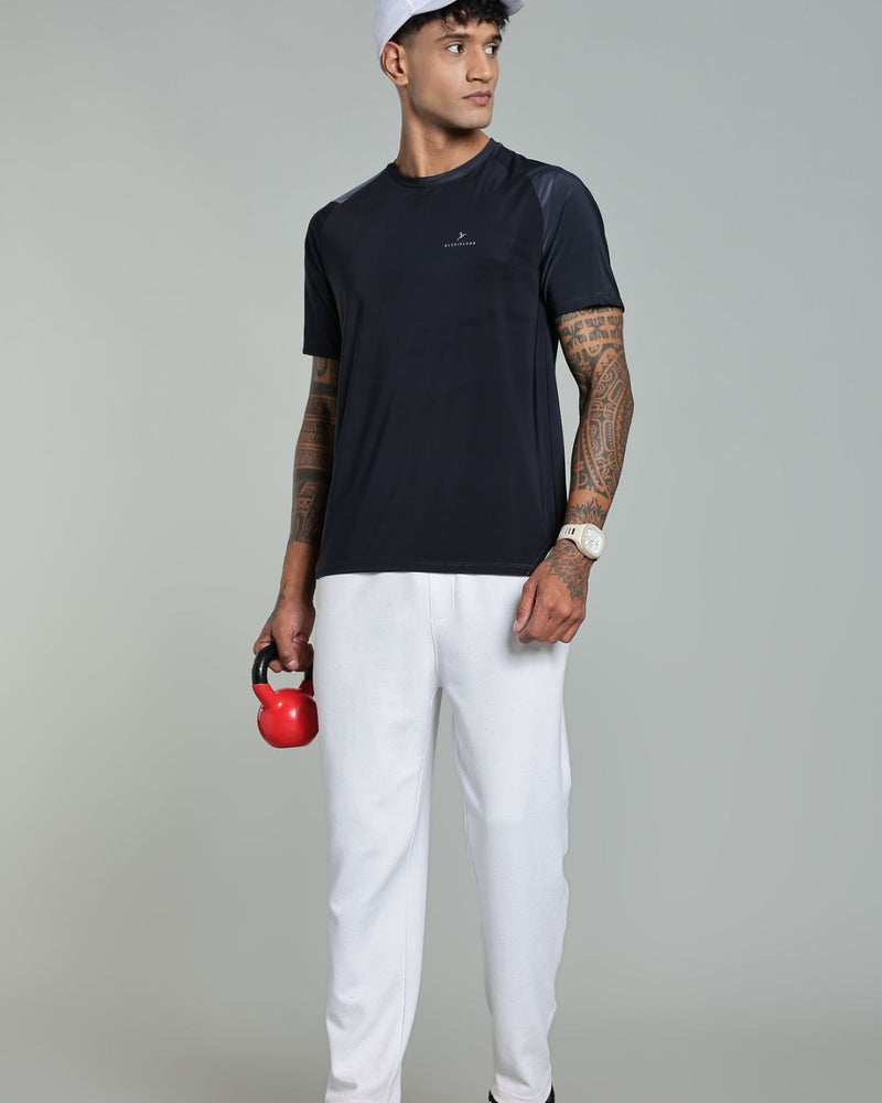 Graphite Grey - Active wear Round neck Tshirt