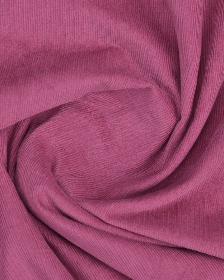 Dark Pink - Full-Corduroy Shirt
