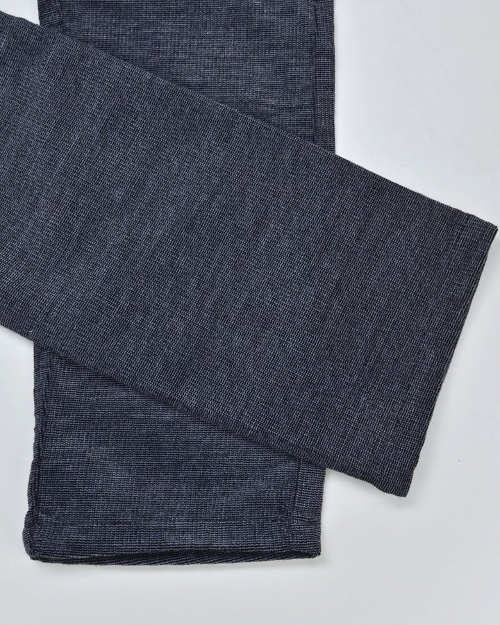 Silver Grey Wave Printed - Corduroy Pant